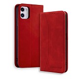 Bodycell Book Case Pu Leather iPhone 11  Red