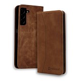 Bodycell Book Case Pu Leather Samsung S21  Brown
