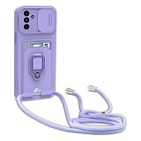 Bodycell Multifunction Case   Samsung A14 4G/5G Purple