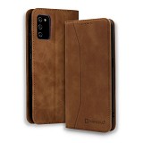 Bodycell Book Case Pu Leather Samsung A02s Brown