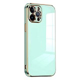 Bodycell Gold Plated Silicon iPhone 14 Pro Max Mint Green