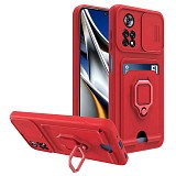 Bodycell Multifunction Case   Xiaomi Poco X4 Pro 5G Red