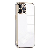 Bodycell Gold Plated Silicon iPhone 12 Pro Max White