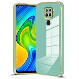 Bodycell Gold Plated Silicon Xiaomi Note 9 Mint Green