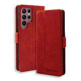 Bodycell Book Case Pu Leather Samsung S23 Ultra 5G Red