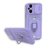 Bodycell Multifunction Case   Xiaomi Poco M5 Purple