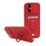 Bodycell Multifunction Case   Xiaomi Poco M5 Red