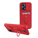 Bodycell Multifunction Case   Xiaomi Poco X5/Note 12 5G Red