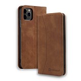 Bodycell Book Case Pu Leather iPhone 12 Pro Max Brown