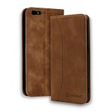 Bodycell Book Case Pu Leather iPhone 6/6s Plus Brown