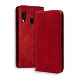 Bodycell Book Case Pu Leather Samsung A20E Red