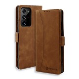 Bodycell Book Case Pu Leather Samsung Note 20 Ultra Brown