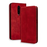 Bodycell Book Case Pu Leather OnePlus 8  Red