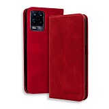 Bodycell Book Case Pu Leather Realme 8/8 Pro Red