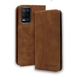 Bodycell Book Case Pu Leather Realme 8 5G Brown