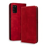 Bodycell Book Case Pu Leather Samsung A03s Red