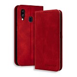 Bodycell Book Case Pu Leather Samsung A40 Red