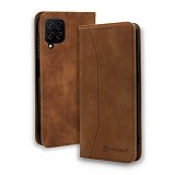 Bodycell Book Case Pu Leather Samsung A22 4G Brown