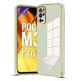 Bodycell Gold Plated Silicon Xiaomi Note 10 5G/Note 10T/Poco M3 Pro Mint Green