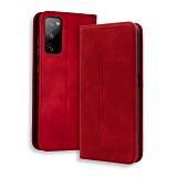 Bodycell Book Case Pu Leather Samsung S20 FE Red