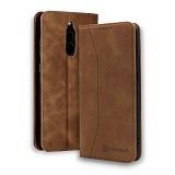 Bodycell Book Case Pu Leather Xiaomi Redmi 8 Brown