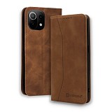 Bodycell Book Case Pu Leather Xiaomi Mi 11 Lite 4/5G Brown