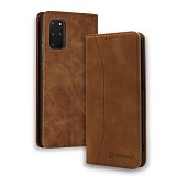 Bodycell Book Case Pu Leather Samsung S20 Plus Brown