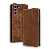 Bodycell Book Case Pu Leather Samsung S22 Plus 5G Brown