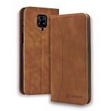 Bodycell Book Case Pu Leather Xiaomi Note 9s/9 Pro/9 Pro Max Brown