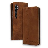 Bodycell Book Case Pu Leather Xiaomi Mi Note 10 Lite Brown