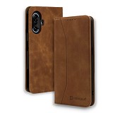 Bodycell Book Case Pu Leather Xiaomi Poco F3 GT Brown