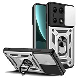 Bodycell Armor Slide Cover Case Xiaomi Note 13 Pro 4G/Poco M6 Pro 4G Silver