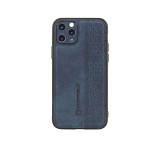 Bodycell Pattern Leather Backcover iPhone 11 Pro  Blue