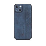 Bodycell Pattern Leather Backcover iPhone 14  Blue