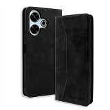 Bodycell Book Case Pu Leather Xiaomi Poco M6 4G/M6 Plus 5G/Redmi 13 Black