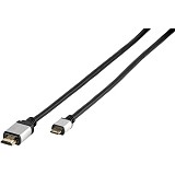 VIVANCO MINI HIGH SPEED HDMI CABLE HDMI to HDMI ETHERNET 1.2m