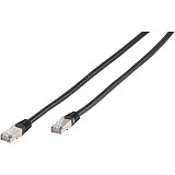 VIVANCO CAT6 UTP NETWORK ETHERNET CABLE RJ45 1m black