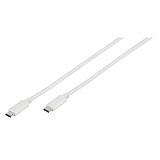 VIVANCO DATA CABLE 3.1 TYPE C TO TYPE C 2m white