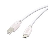 VIVANCO TYPE C TO TYPE B USB CABLE 1.8m white