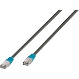 VIVANCO CAT6 UTP NETWORK ETHERNET CABLE RJ45 5m grey blue