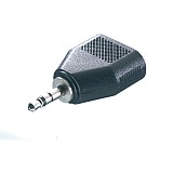 VIVANCO AUDIO ADAPTER 3.5mm JACK TO 2X 3.5mm JACK black