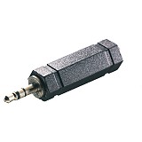 VIVANCO AUDIO ADAPTER 6.5mm JACK TO 3.5mm JACK black