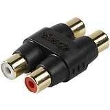 VIVANCO AUDIO ADAPTER 2X RCA TO 2X RCA black