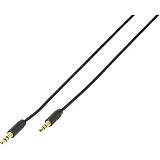 VIVANCO AUDIO CABLE 3.5mm plug - 3.5mm 0.5m plug black