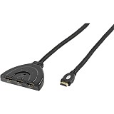 VIVANCO 3WAY HDMI AUTO SWITCHER 3 IN 1 4K 30HZ 0.80m