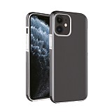 VIVANCO ROCK SOLID CASE IPHONE 12 MINI black transparent backcover