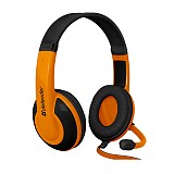 DEFENDER G-120 WARHEAD WIRED HEADPHONES 2m black orange