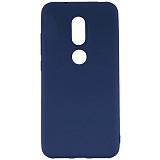 SENSO SOFT TOUCH NOKIA X6 blue backcover