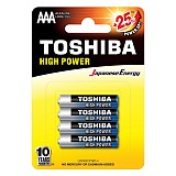 ΑΛΚΑΛΙΚΕΣ ΜΠΑΤΑΡΙΕΣ AAA TOSHIBA LR03GCP BP-4 1.5V 4τεμ.