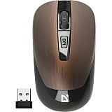 DEFENDER MM-997 WAVE WIRELESS OPTICAL MOUSE 1600dpi bronze